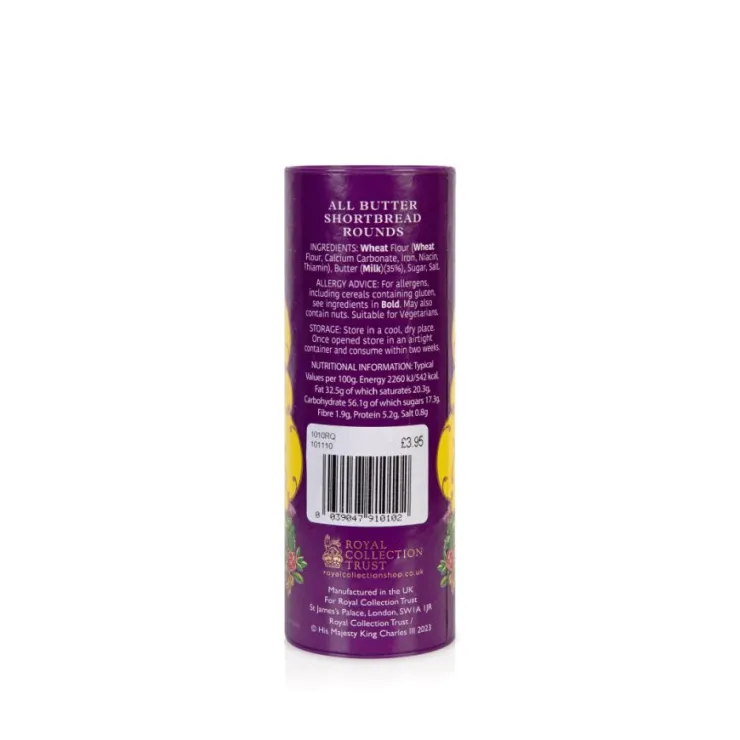 Buckingham Palace Miniature Shortbread Tube*Royal Collection Shop Best
