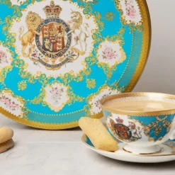 Coat Of Arms Teacup And Saucer*Royal Collection Shop Best