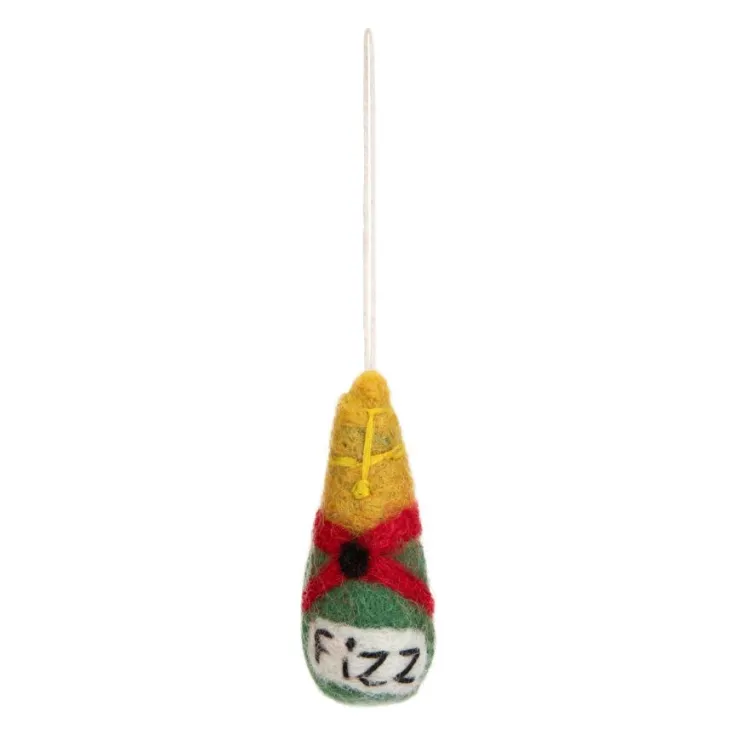 Miniature Champagne Felt Decoration*Royal Collection Shop Hot