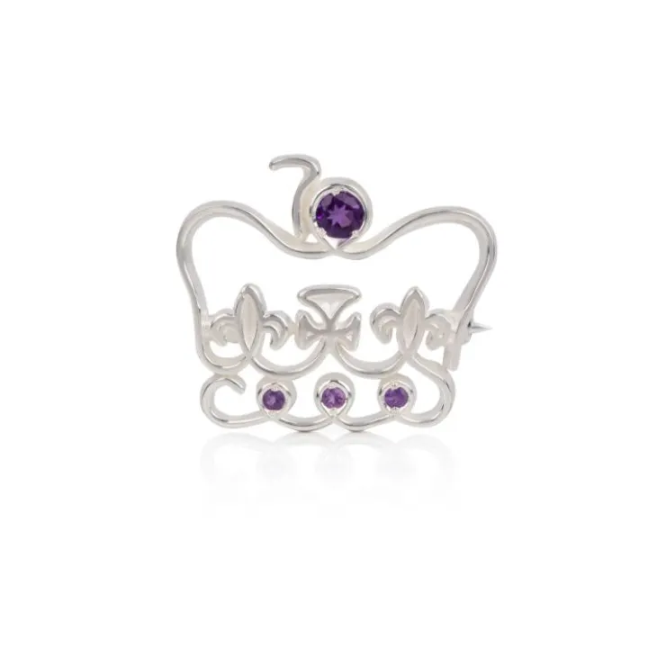 Platinum Jubilee Limited Edition Silver Brooch*Royal Collection Shop New