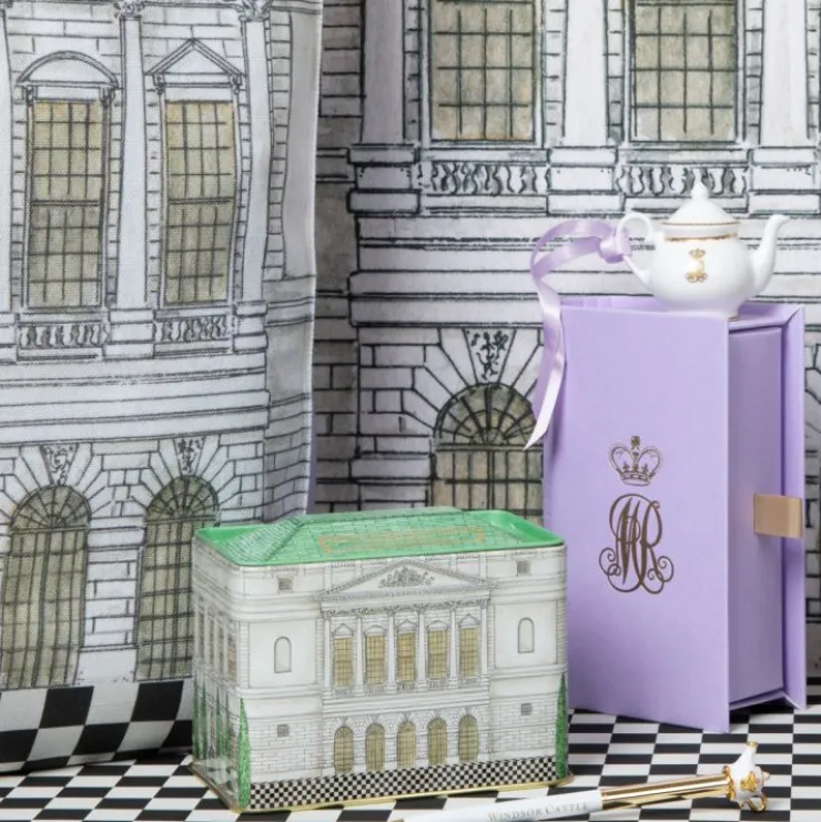 Queen Mary'S Dolls' House Fudge Tin*Royal Collection Shop