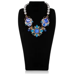 Vicki Sarge Blue And Grey Pearl Necklace*Royal Collection Shop Hot